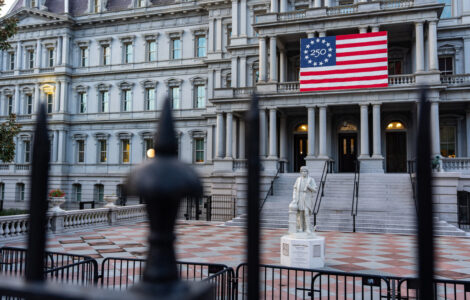 Painting Eisenhower Building would diminish historic character of White House complex, report says